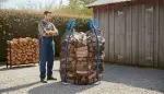Brennholz lagern: Holzsäcke richtig nutzen
