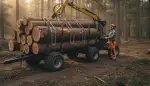 Rückewagen: Effizienter Holztransport im Forst