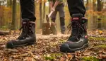 Schnittschutzstiefel: Sicherheit beim Holzfällen