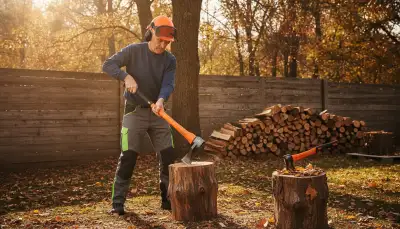 Richtig Holz spalten: Technik für die Spaltaxt