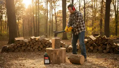 Sicher Holz spalten: Die richtige Spaltunterlage