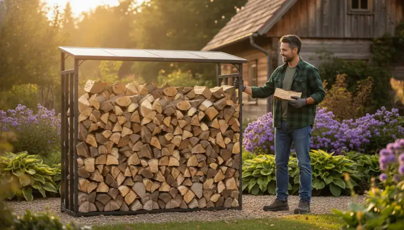 Modularen Holzunterstand aufbauen: Schritt für Schritt