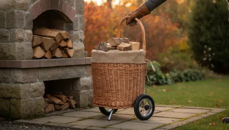 Brennholz Trolley: Clever transportieren