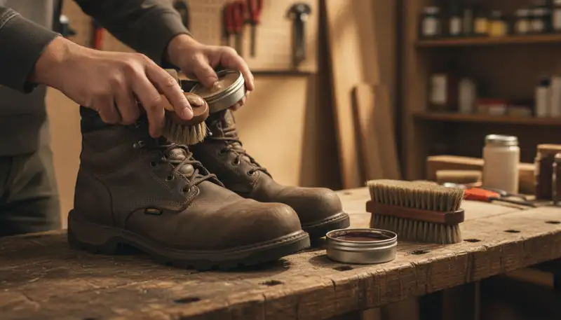 Schnittschutzstiefel richtig pflegen