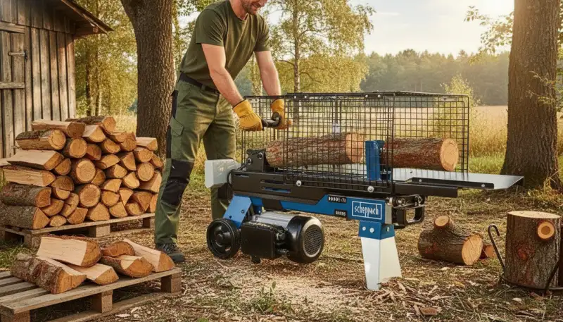 Sicher und effizient Holz spalten